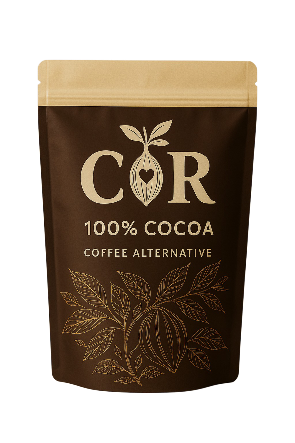 The COR 500g cacao pouch